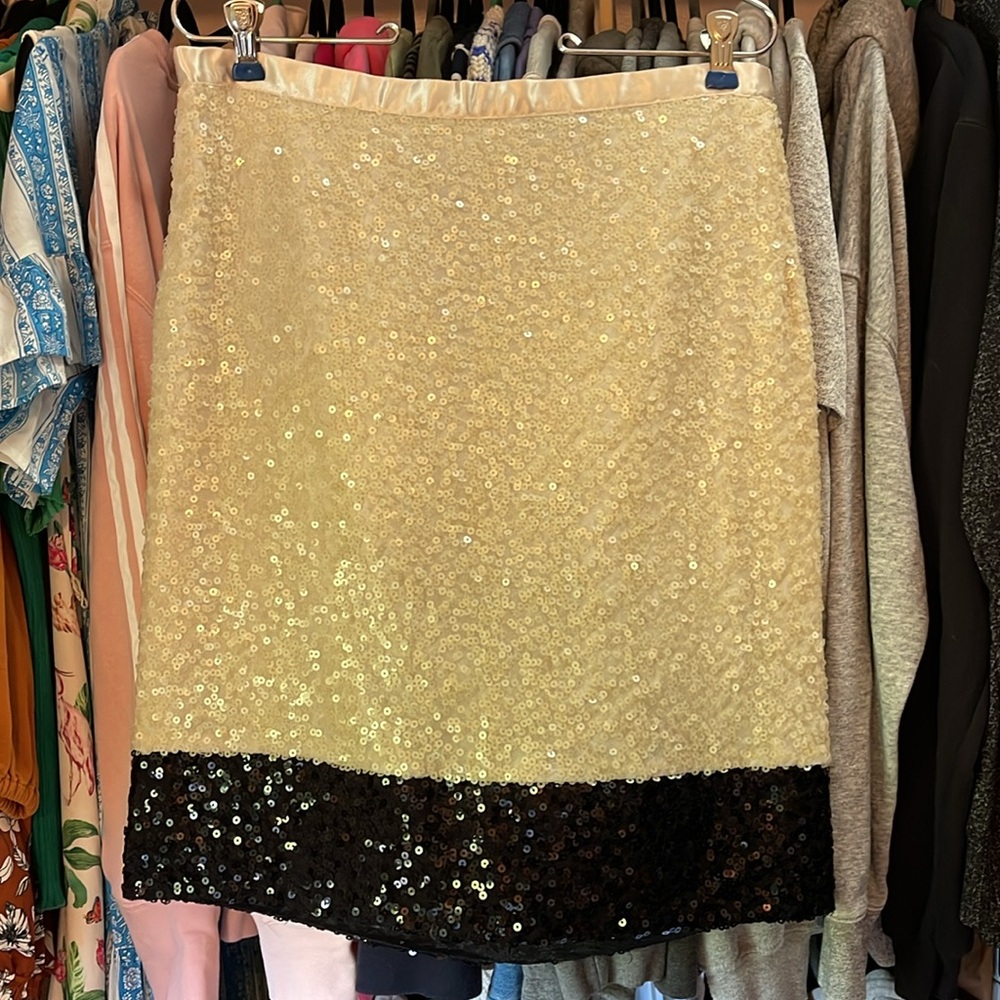 Sequin Pencil Skirt
